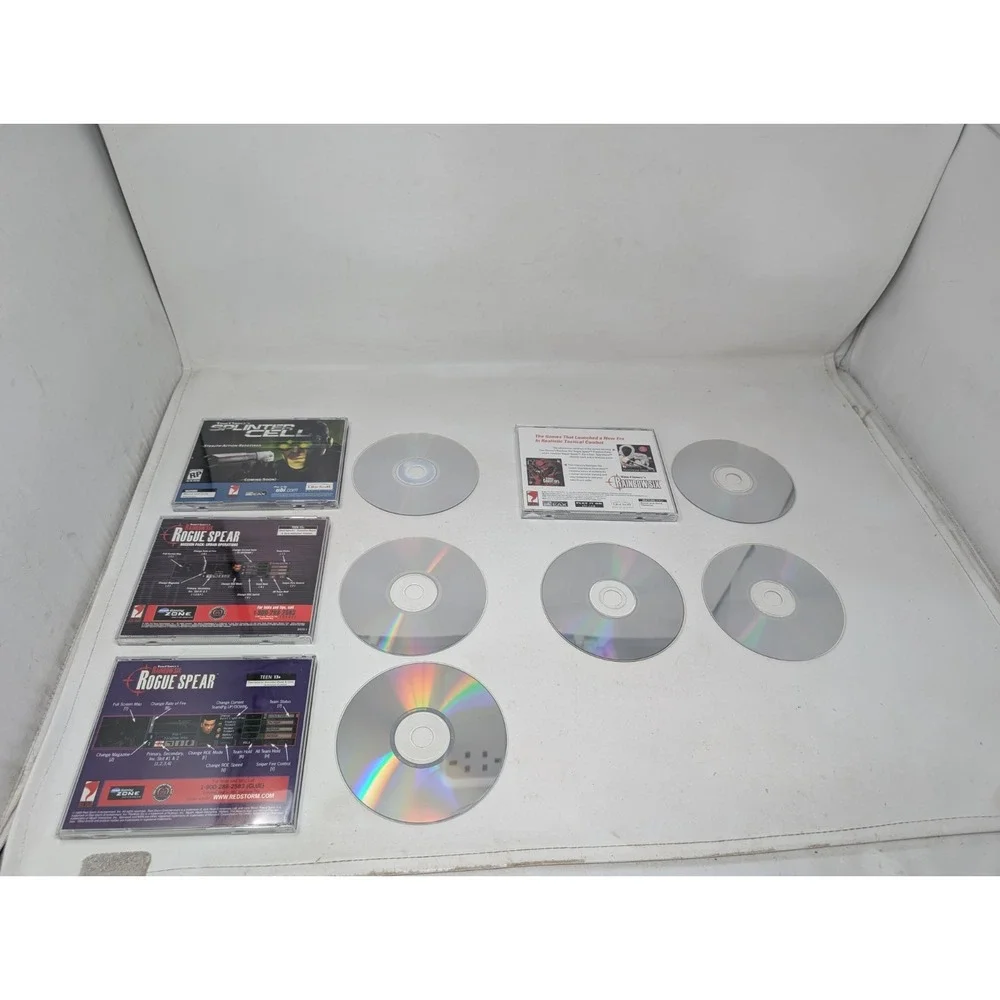 Tom Clancy's Ghost Recon & Rainbow Six PC Game Lot Rogue Spear‎ & More VTG